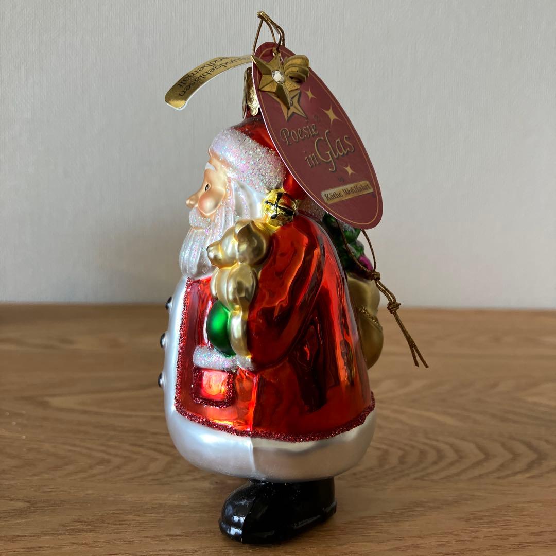 ドイツ ケーテウォルファルト クリスマス 飾り ツリー オーナメントサンタ3点