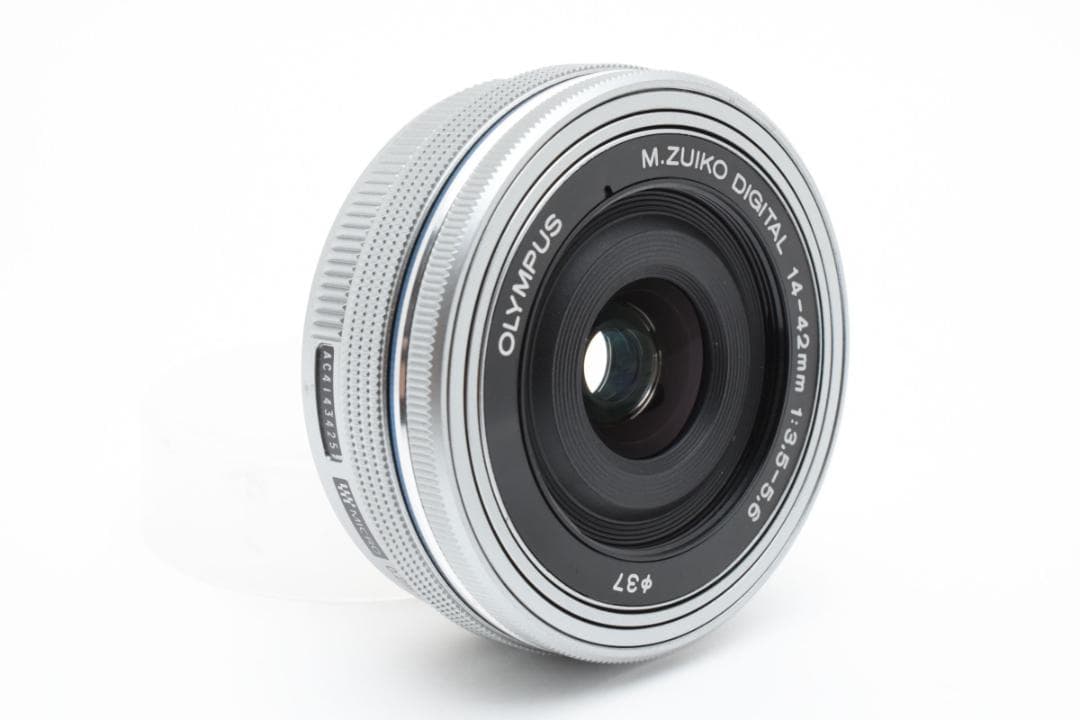 超美品 オリンパス M.zuiko レンズ 14-42mm3.5-5.6シルバー