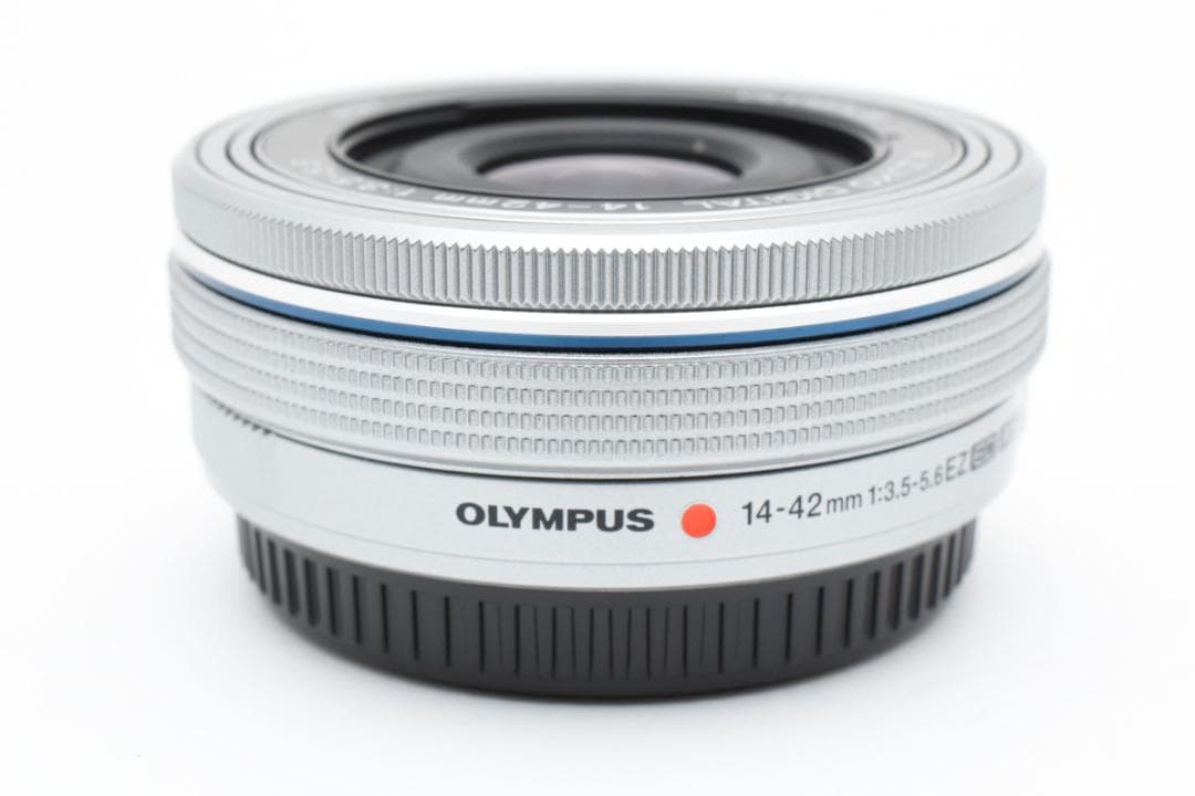 超美品 オリンパス M.zuiko レンズ 14-42mm3.5-5.6シルバー
