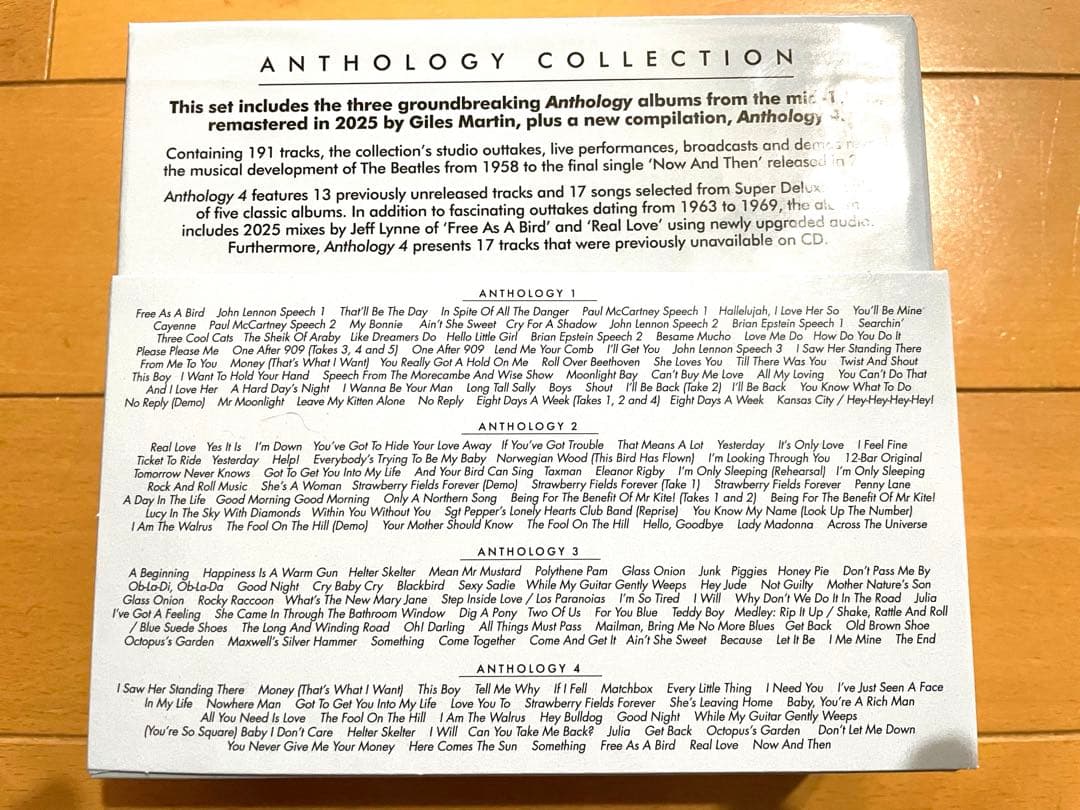 値下げ！ BEATLES ANTHOLOGY COLLECTION ポスター付