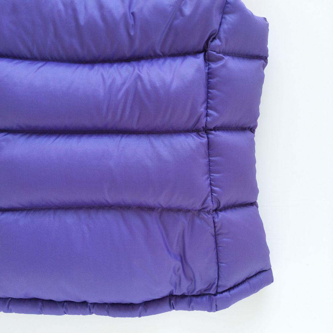 ノースフェイス ヌプシ ダウンベスト 700フィル パープル イエロー【Ｍ】