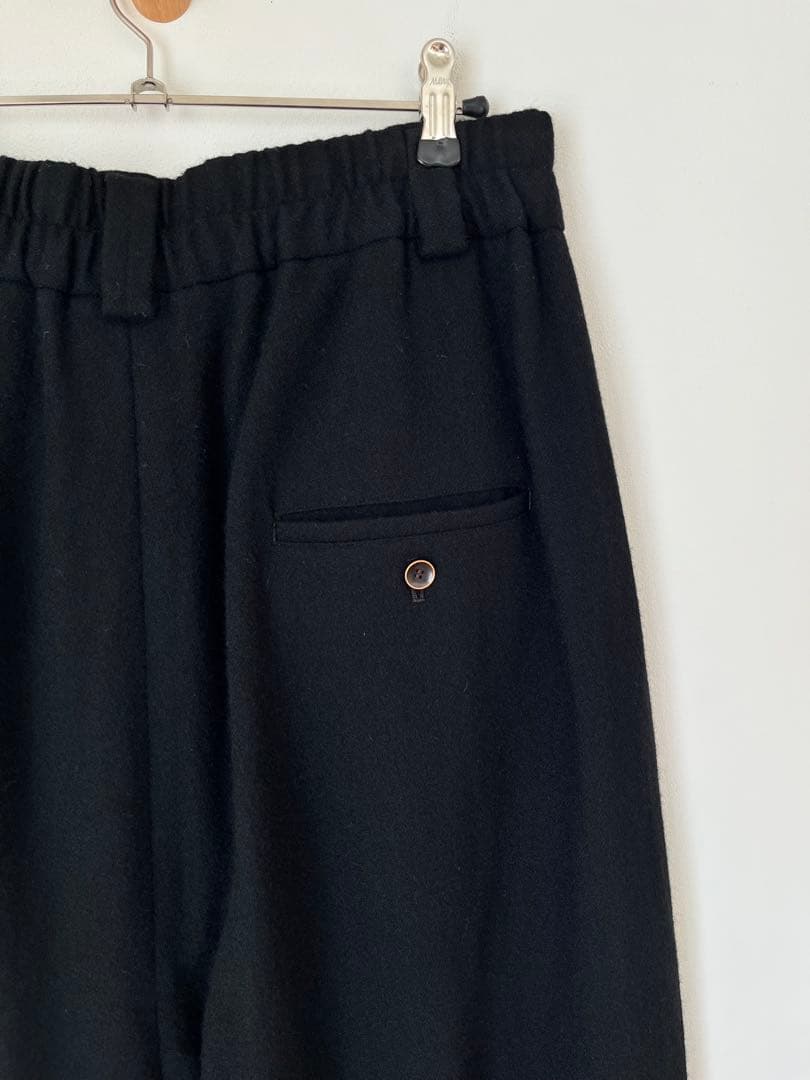 atelier naruseアトリエナルセ◼︎ウールフラノガウチョパンツ◼︎ブラック