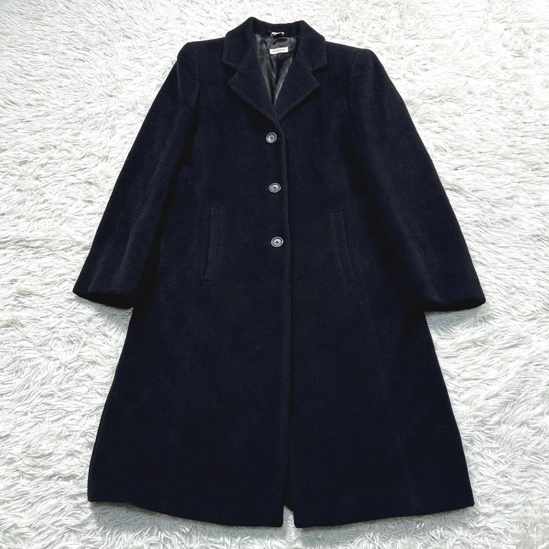 MAX&CO マックスマーラ　カシミヤ　チェスターコート　ブラック　黒　42