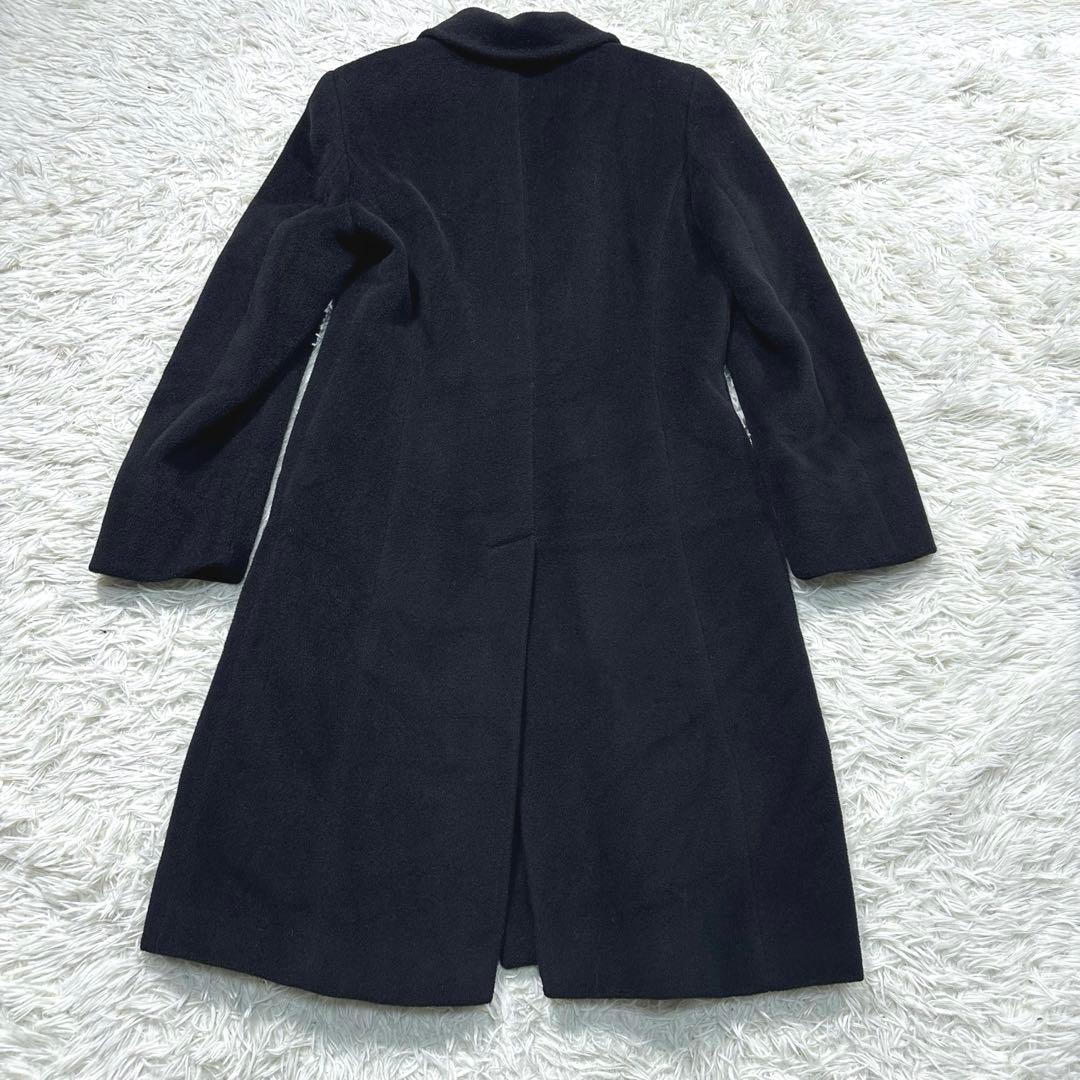 MAX&CO マックスマーラ　カシミヤ　チェスターコート　ブラック　黒　42