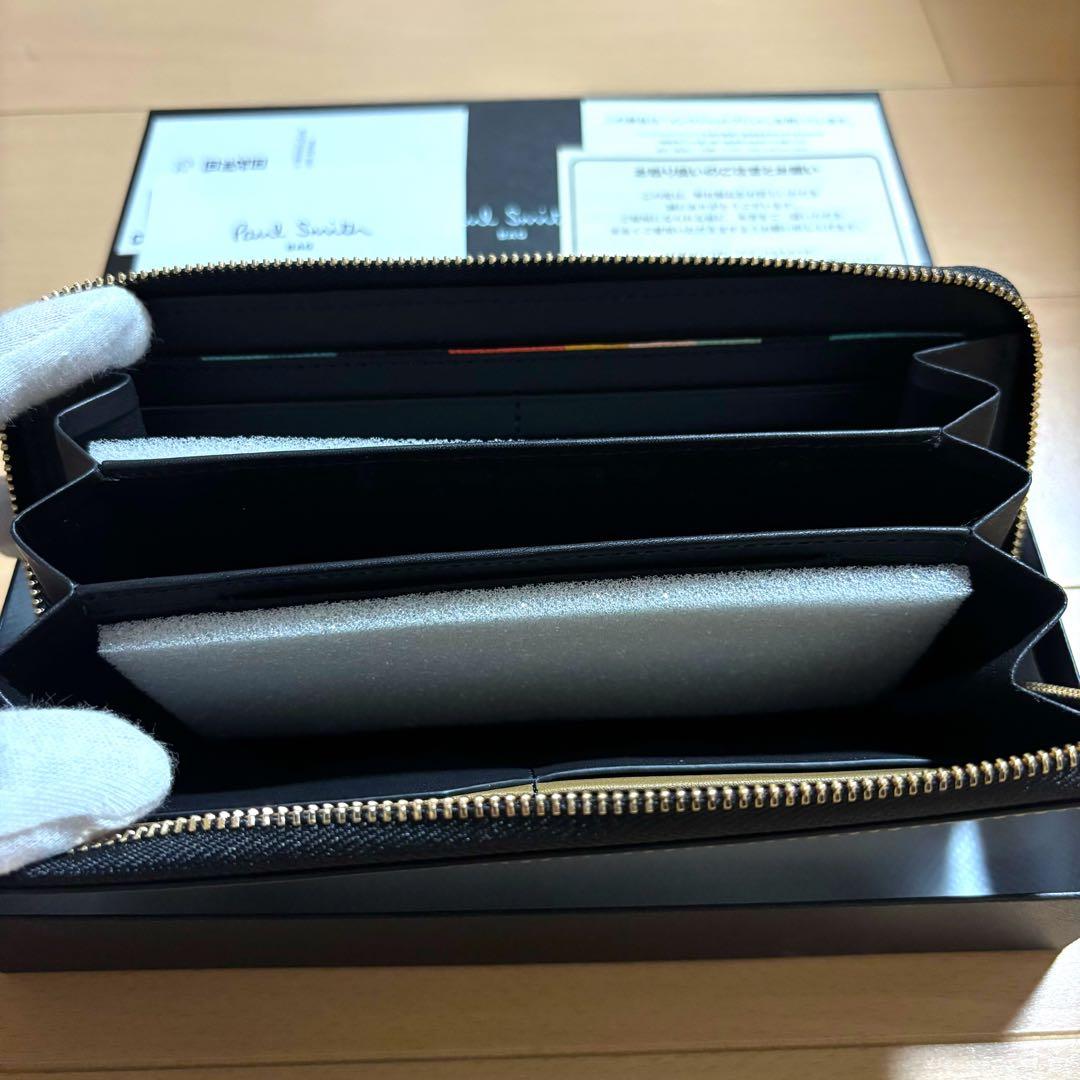 Paul Smith ステッチハイライト　長財布　未使用品　ブラック　完売品