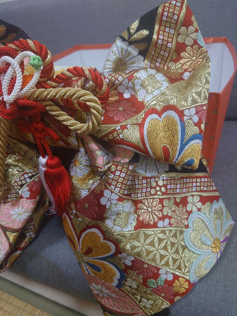 七五三用・七歳用正絹・誂え高級作り帯