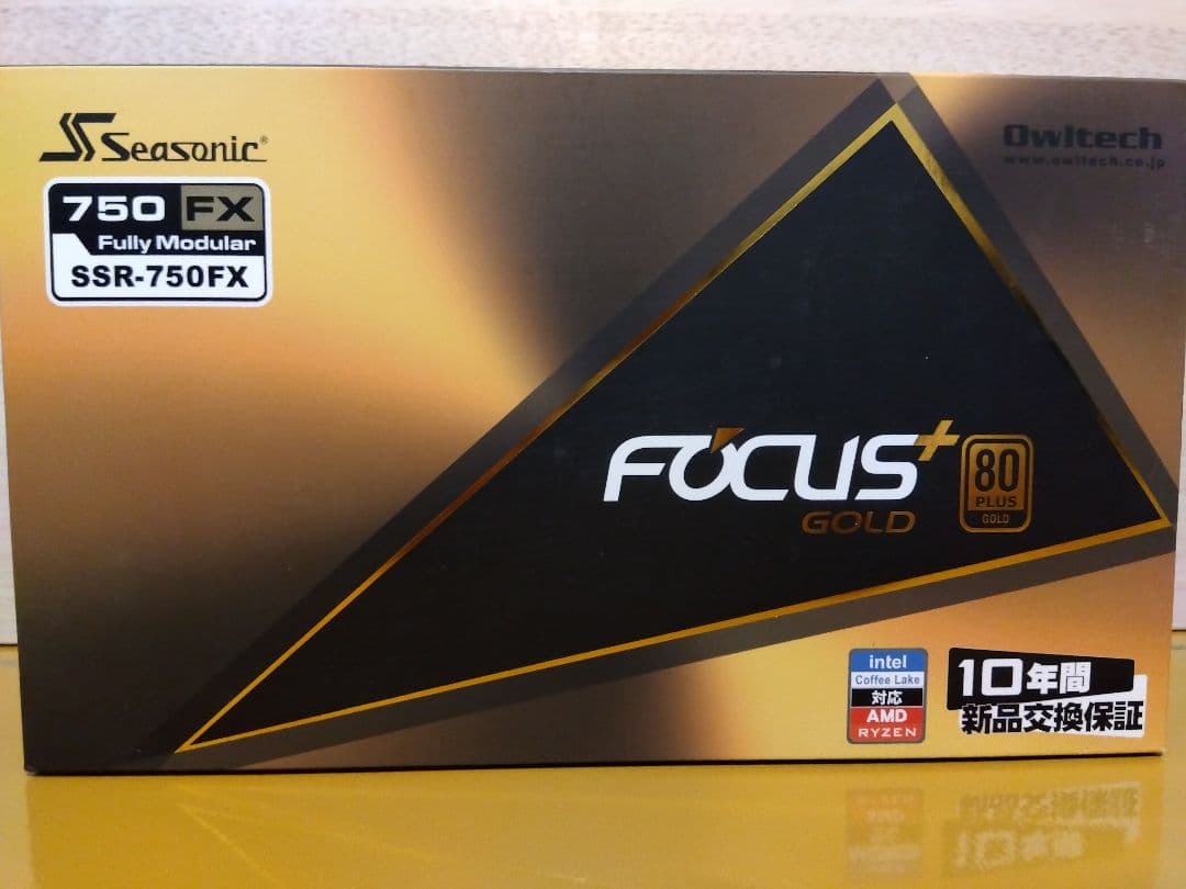 電源ユニット Seasonic FOCUS PLUS GOLD SSR-750FX