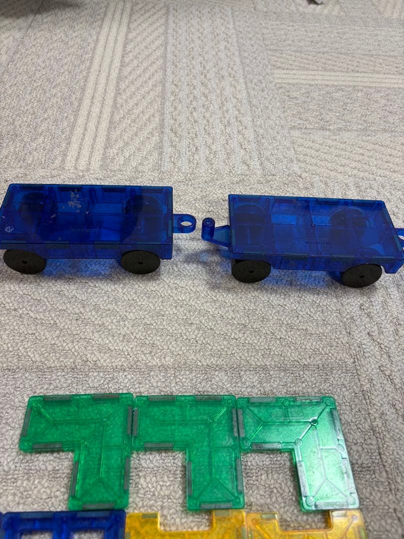 知育玩具 マグフォーマー　ピタゴラス　マグウィズダム　マグナタイル312ピース