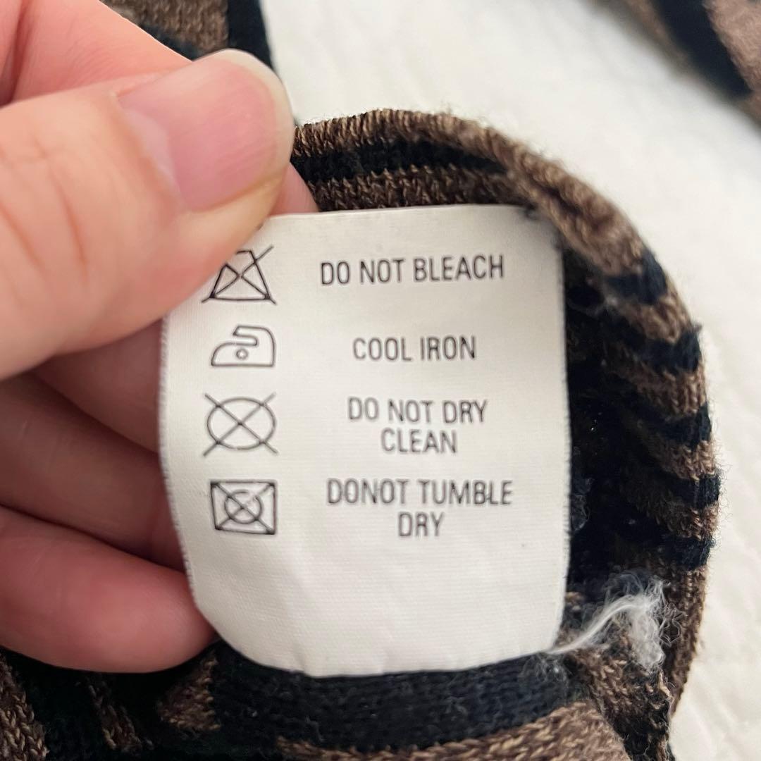 FENDI フェンディ　ウール　ズッカ　モックネック　ニット　セーター