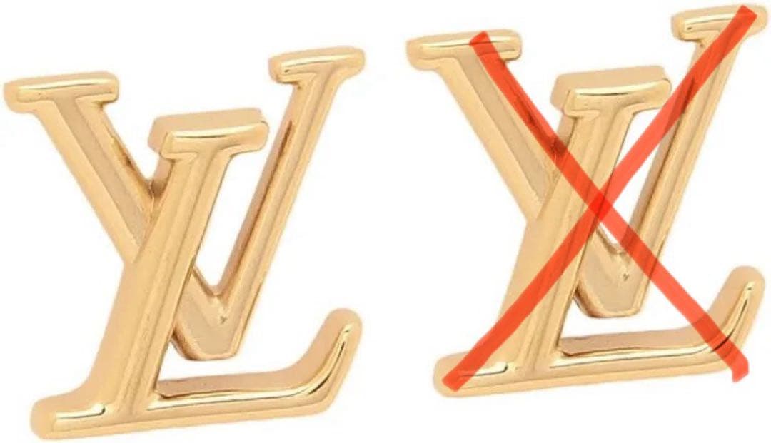 れ*）様 正規品Louis Vuitton LVロゴ ピアス ゴールド 美品