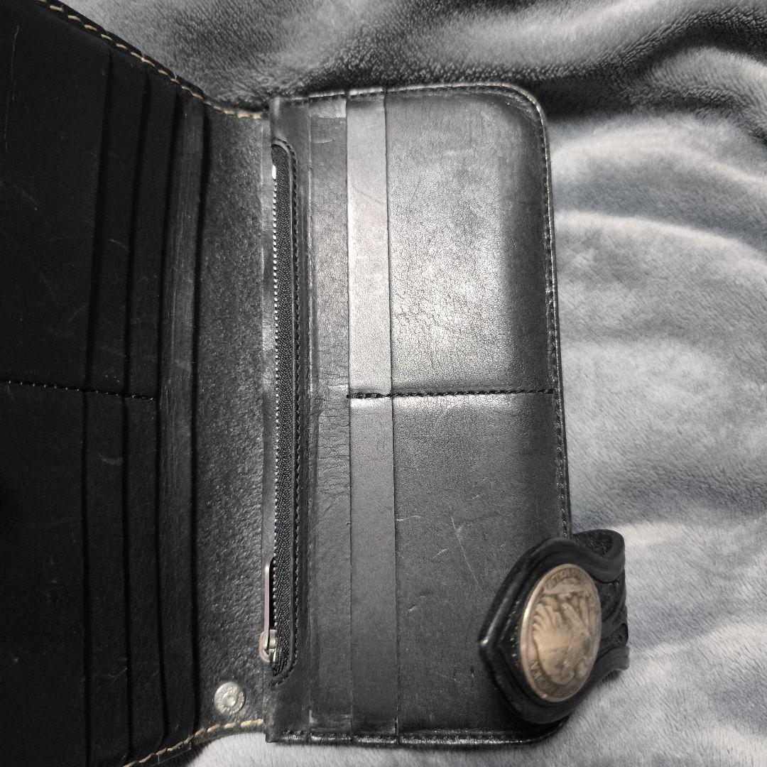 ライダースウォレット FUNNY バイカーズウォレット カービング