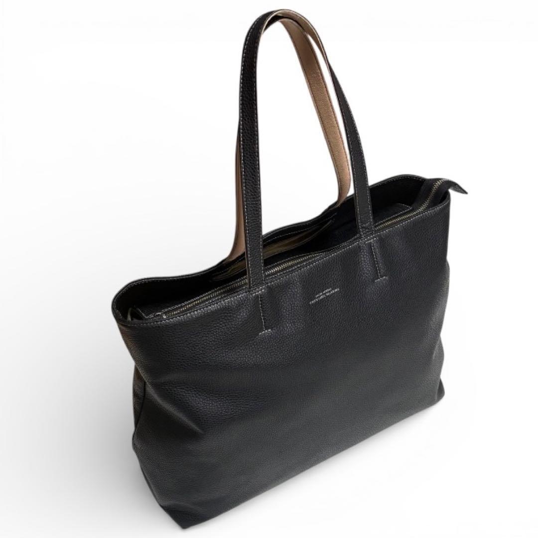 ユナイテッドアローズ グリーンレーベル トートバッグ A4 大容量 黒