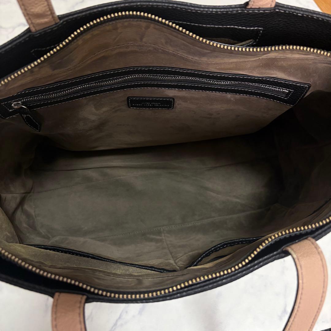 ユナイテッドアローズ グリーンレーベル トートバッグ A4 大容量 黒