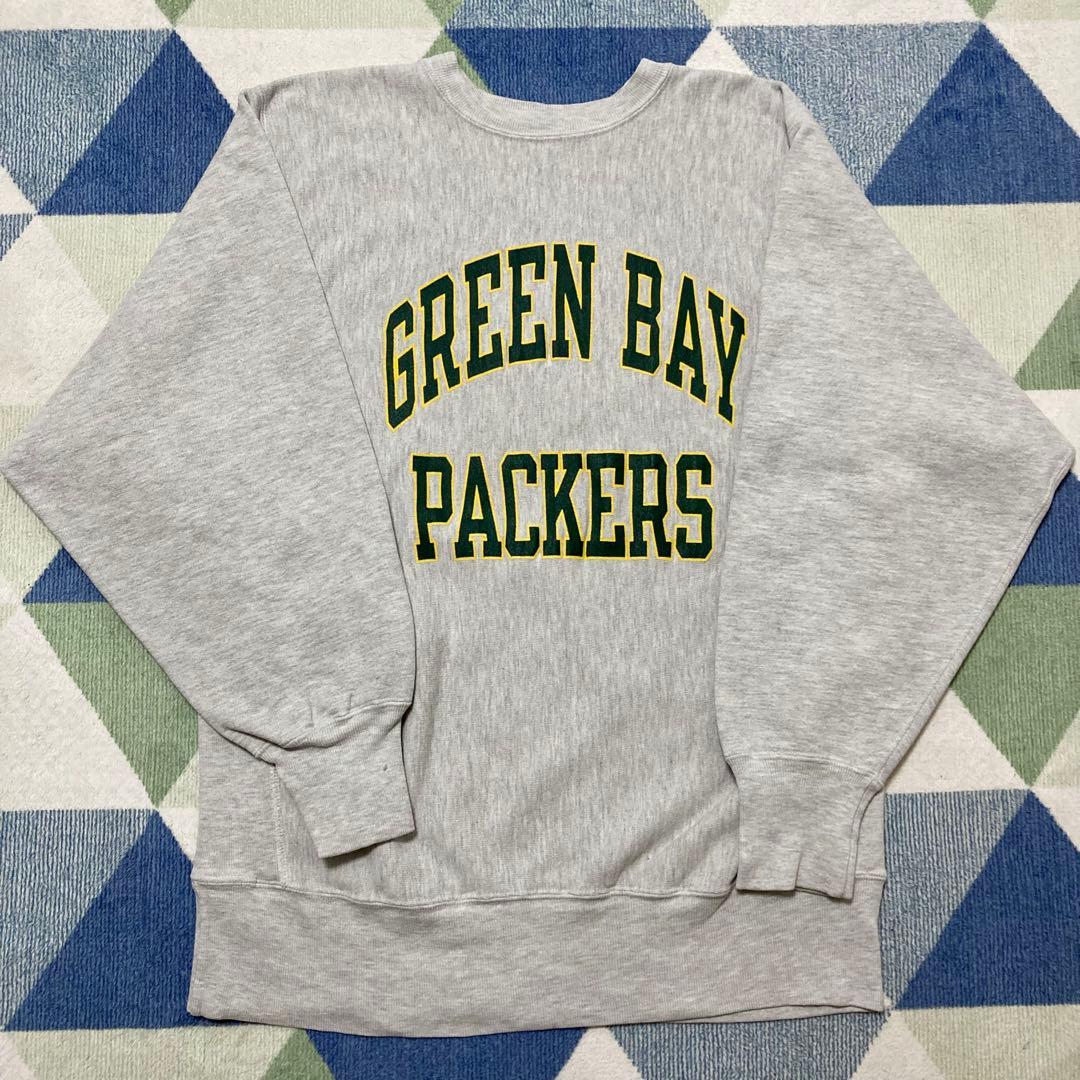 90s Championグリーンベイパッカーズ リバースウィーブ刺繍タグXL