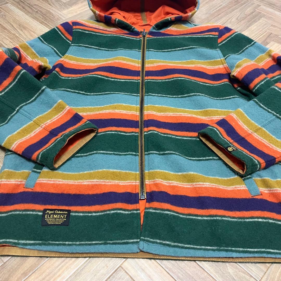 極美品　ナイジェルケーボン　エレメント　リバーシブル　マウンテンパーカー