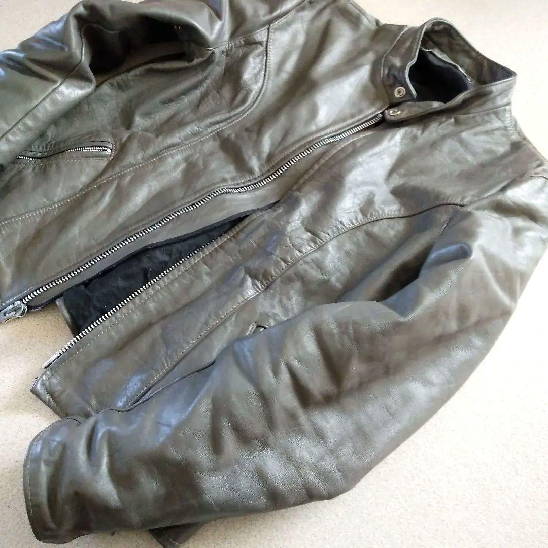 Vintage タグ無し Schott シングル ライダース レザージャケット