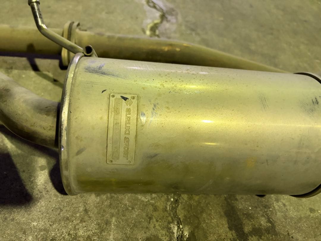 HE21sラパンスズキスポーツステンレス マフラー