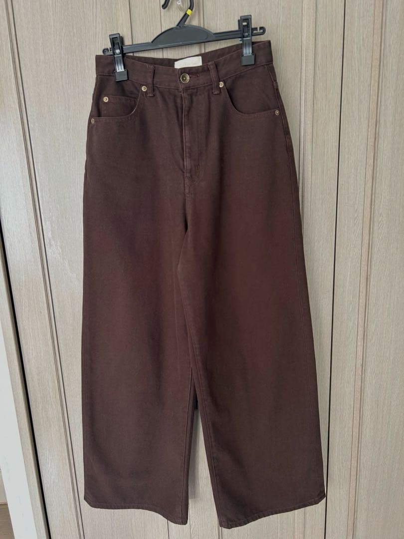 Sea Room Lynn SRN05 ブラウンデニムパンツ 24インチ