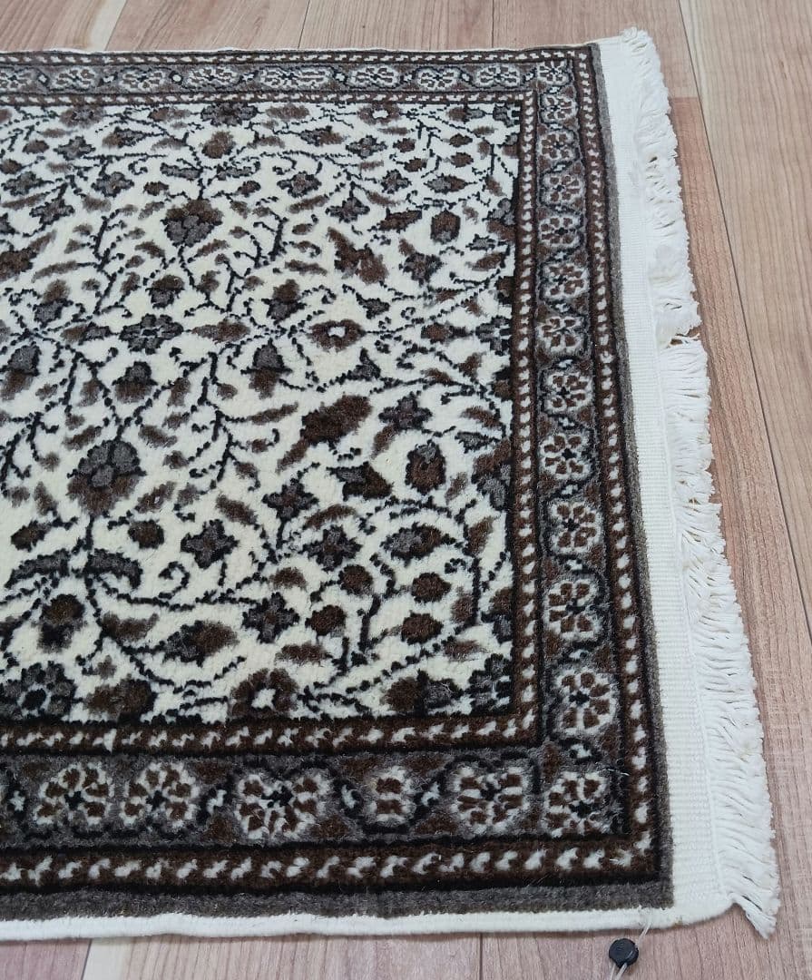 Y3188-2 トルコ カイセリ絨毯 ウール×コットン 手織り マット