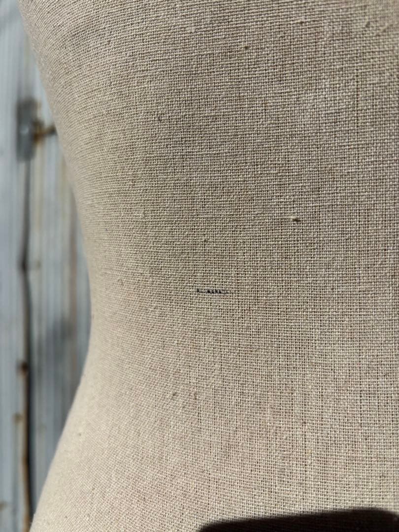 アンティーク　エレガントなトルソー　ボディマネキン　洋装ソーイング 布製女性用