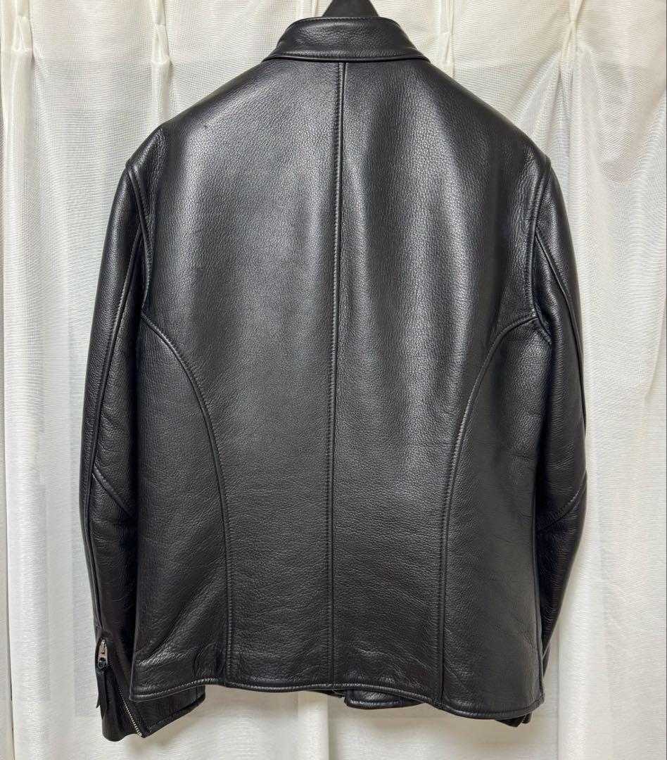 Y2LEATHER ワイツーレザーシングルライダースジャケット 黒38