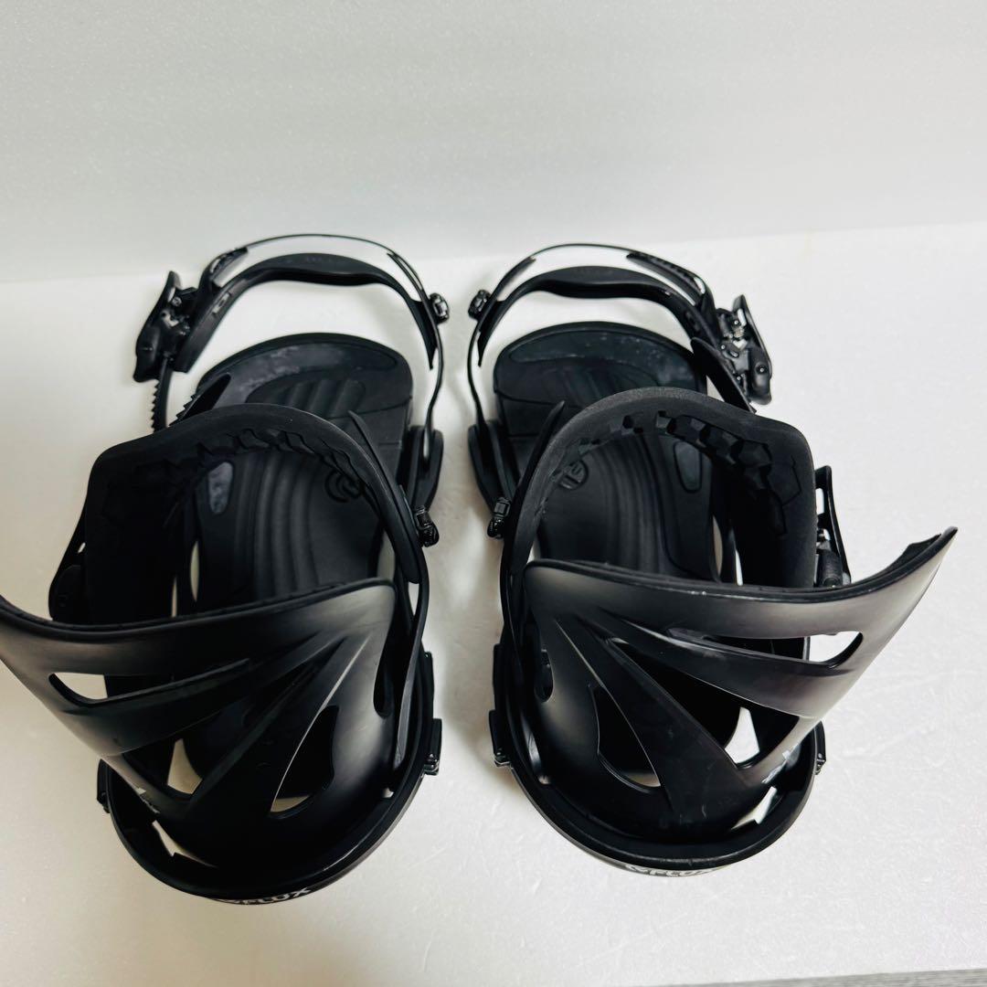 mサイズ スノーボードバインディング黒色ブラックFLUXF8DSMB