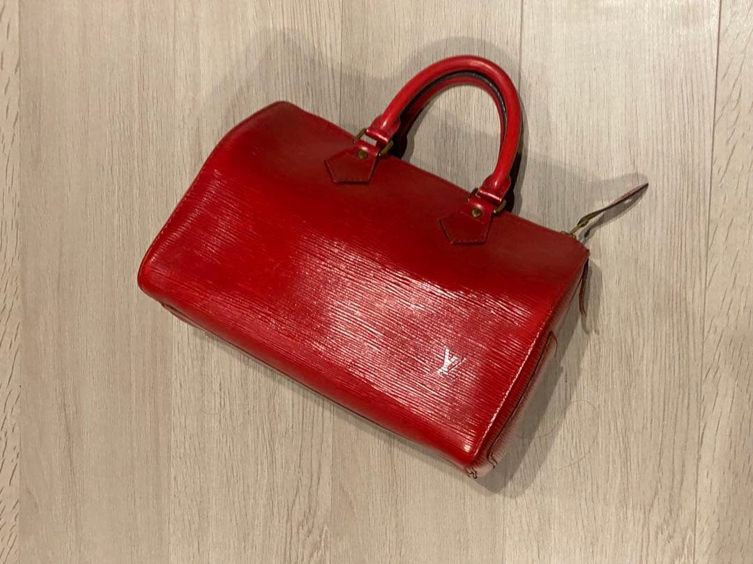 美品！Louis Vuitton エピ　スピーディー　レッドボストンバッグ