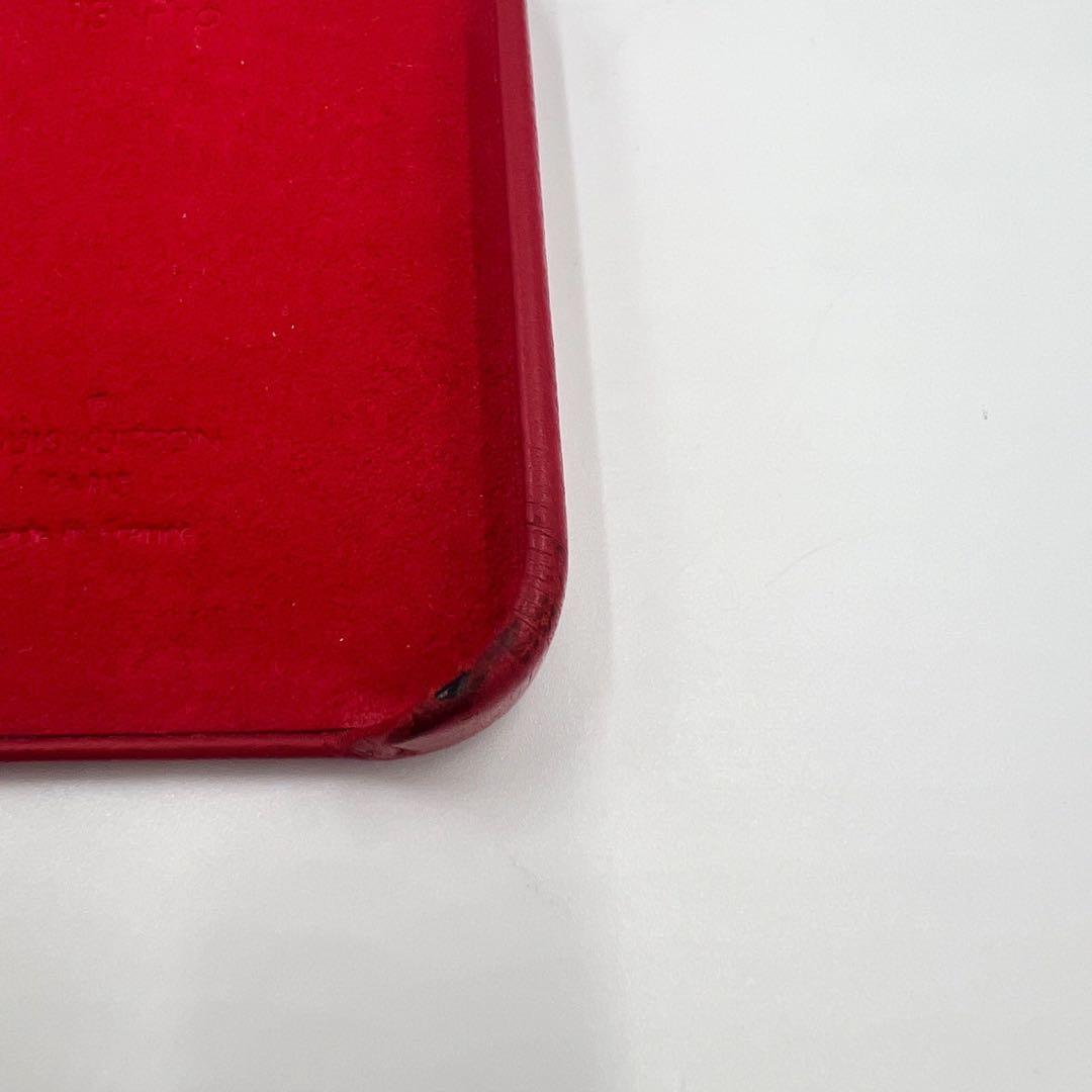 ルイヴィトン iPhone 13Pro ケース バンパー モノグラム レッド