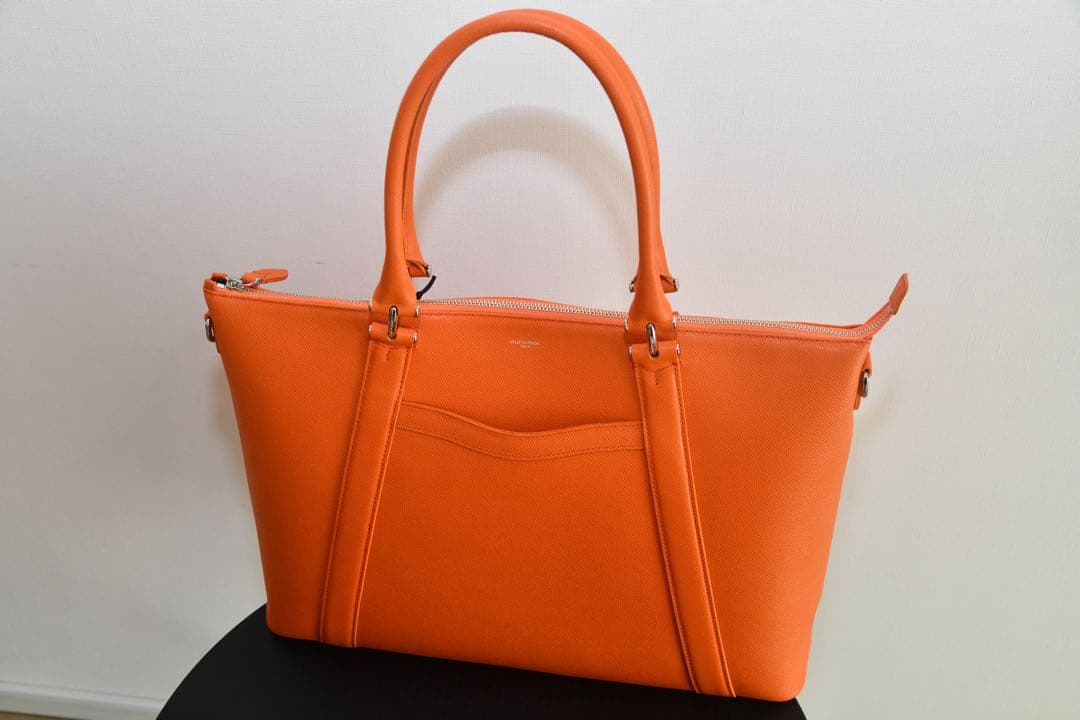 カズ0802　ペッレモルビダ deck-9シリーズ トートバッグ オレンジ