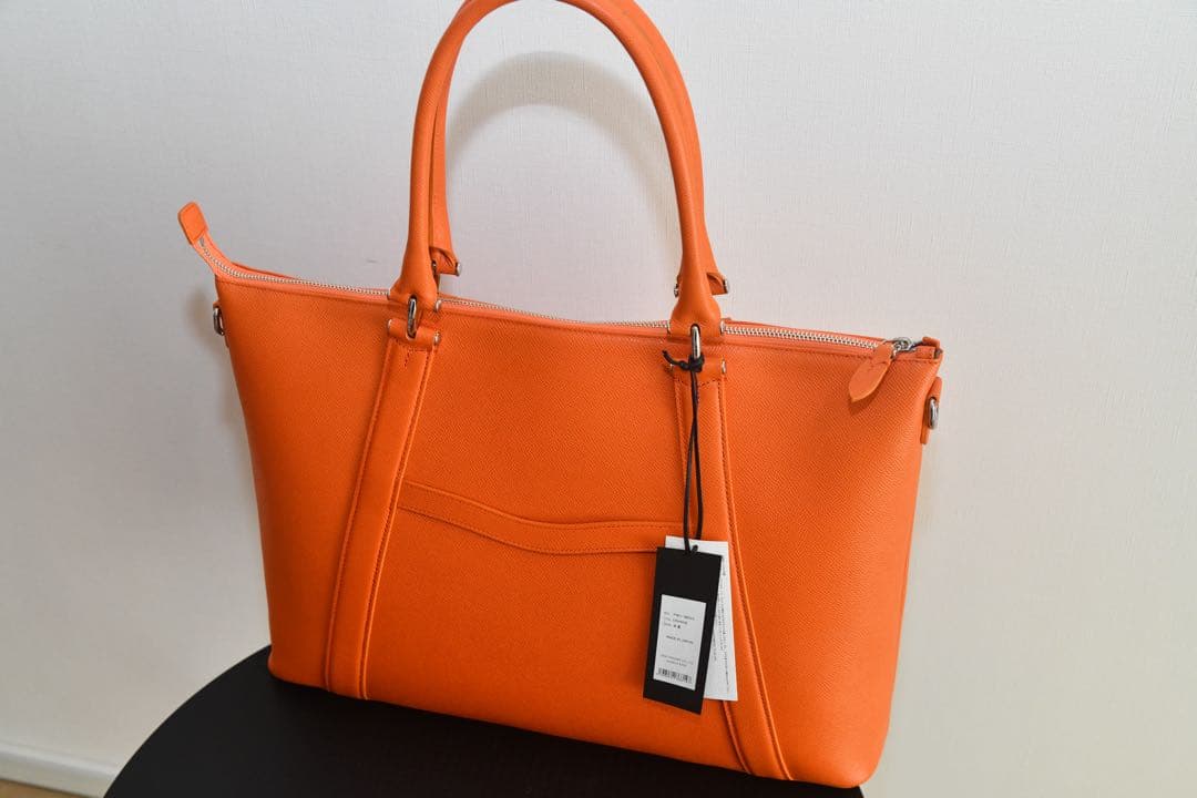 カズ0802　ペッレモルビダ deck-9シリーズ トートバッグ オレンジ