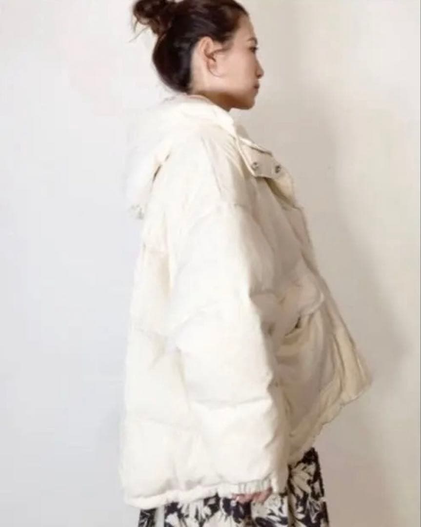 最終値下【完売品　未使用】cocodeal ボリュームコーデュロイダウン