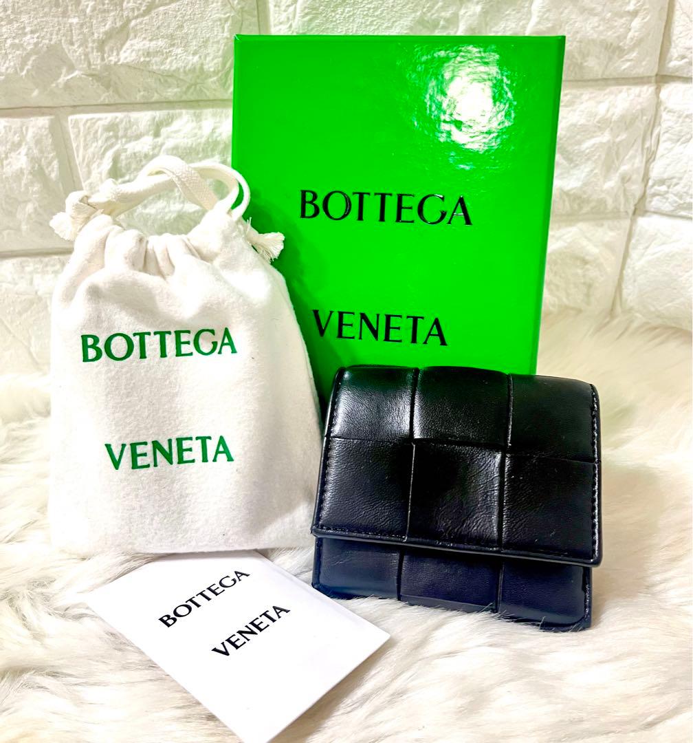 【まるお】BOTTEGA VENETA ボッテガ カセット三つ折り財布