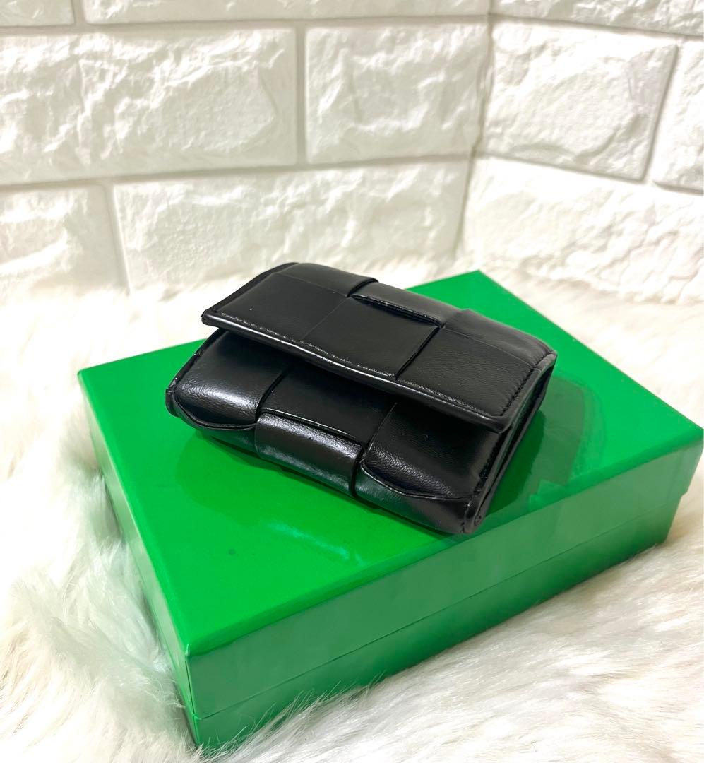 【まるお】BOTTEGA VENETA ボッテガ カセット三つ折り財布