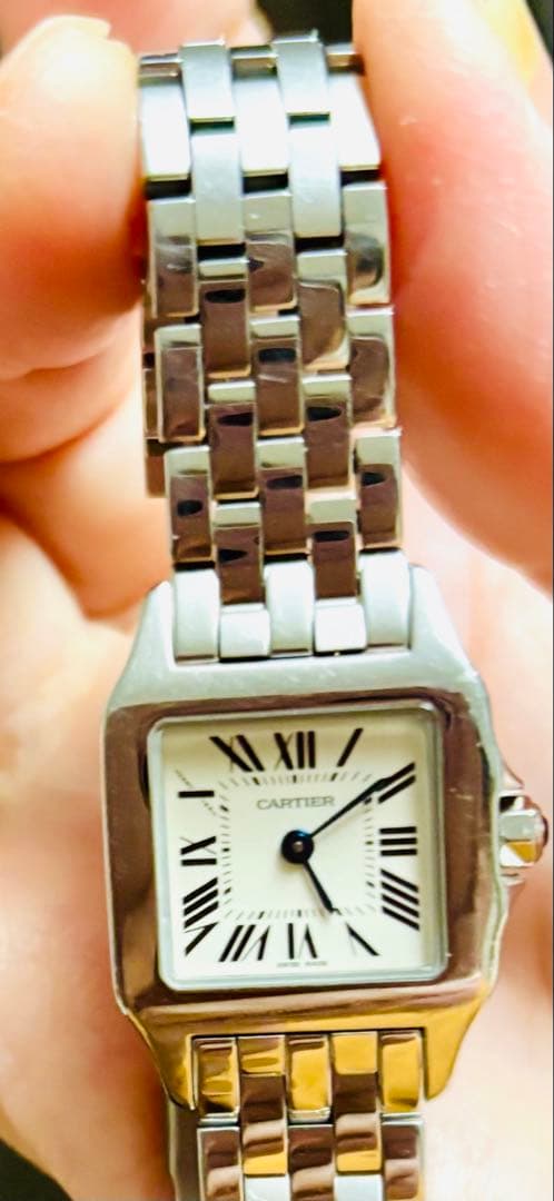 本日までお値引き価格　Cartier サントスドュモアゼル レディース時計