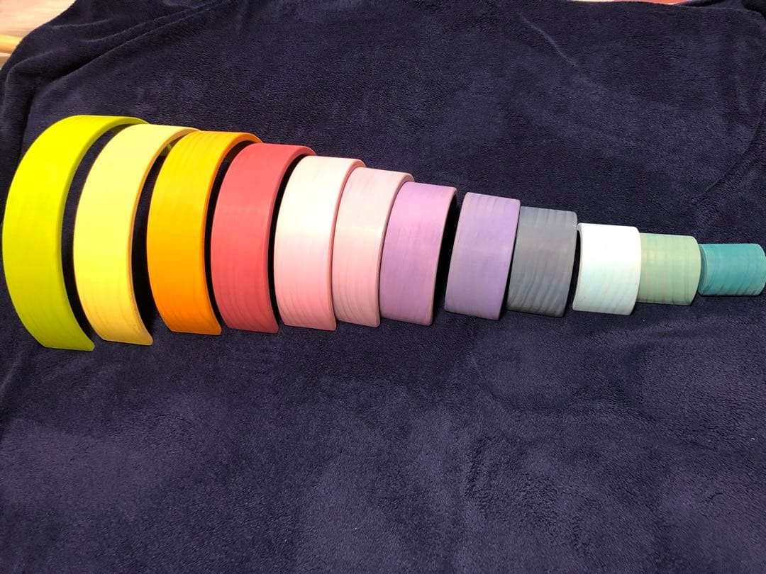 アーチレインボー パステル　半円盤セット