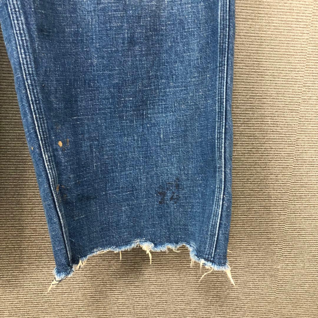 chimala ペンキ加工 ペインターデニムパンツ 30 ブルー