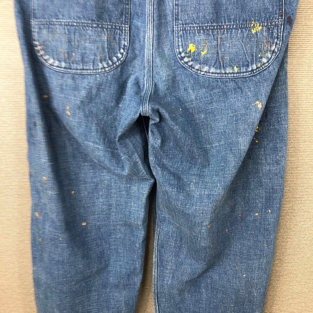chimala ペンキ加工 ペインターデニムパンツ 30 ブルー