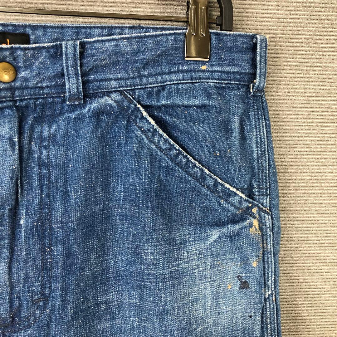 chimala ペンキ加工 ペインターデニムパンツ 30 ブルー