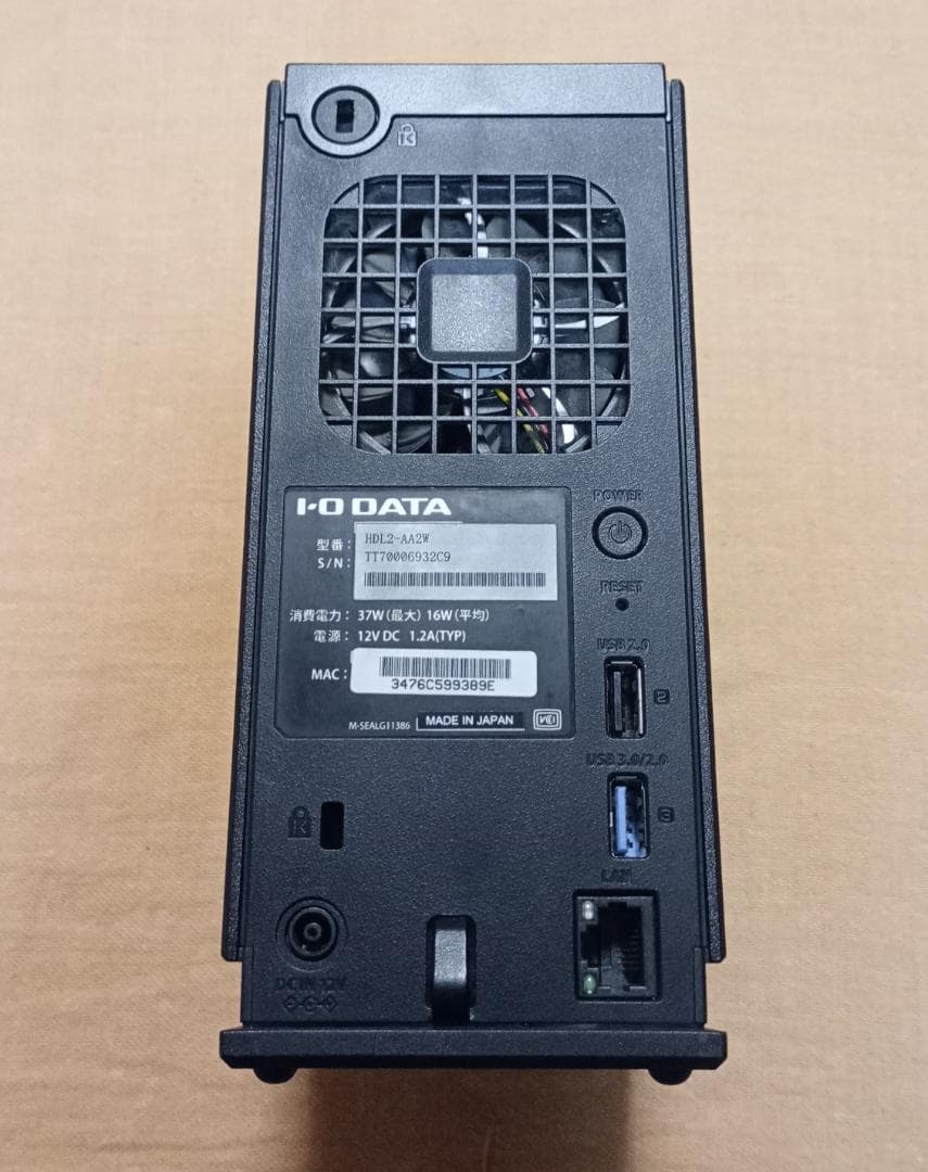 ★【動作品】4TB I-O DATA HDL2-AA4W相当品 NAS