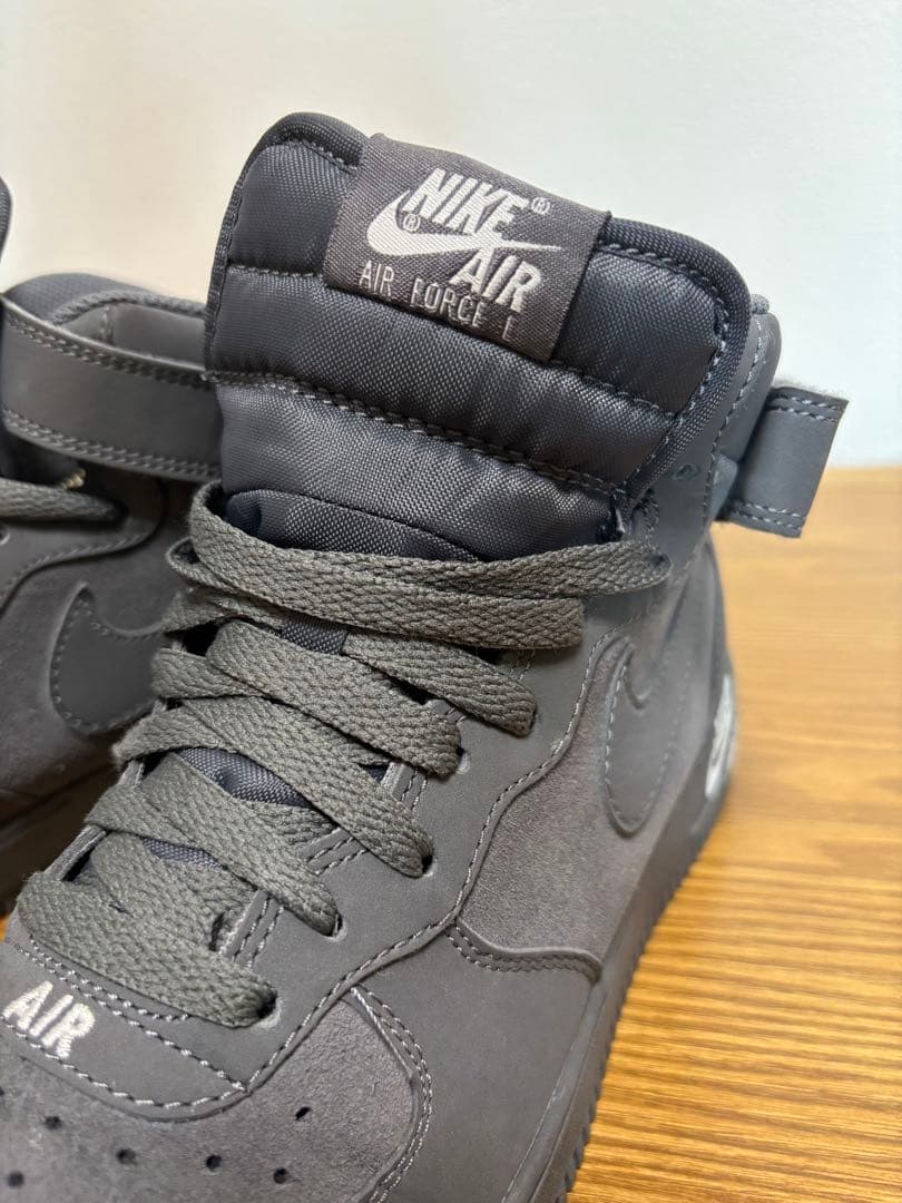 【希少】ナイキ エア フォース 1 07 ミッド ダーク グレー 26