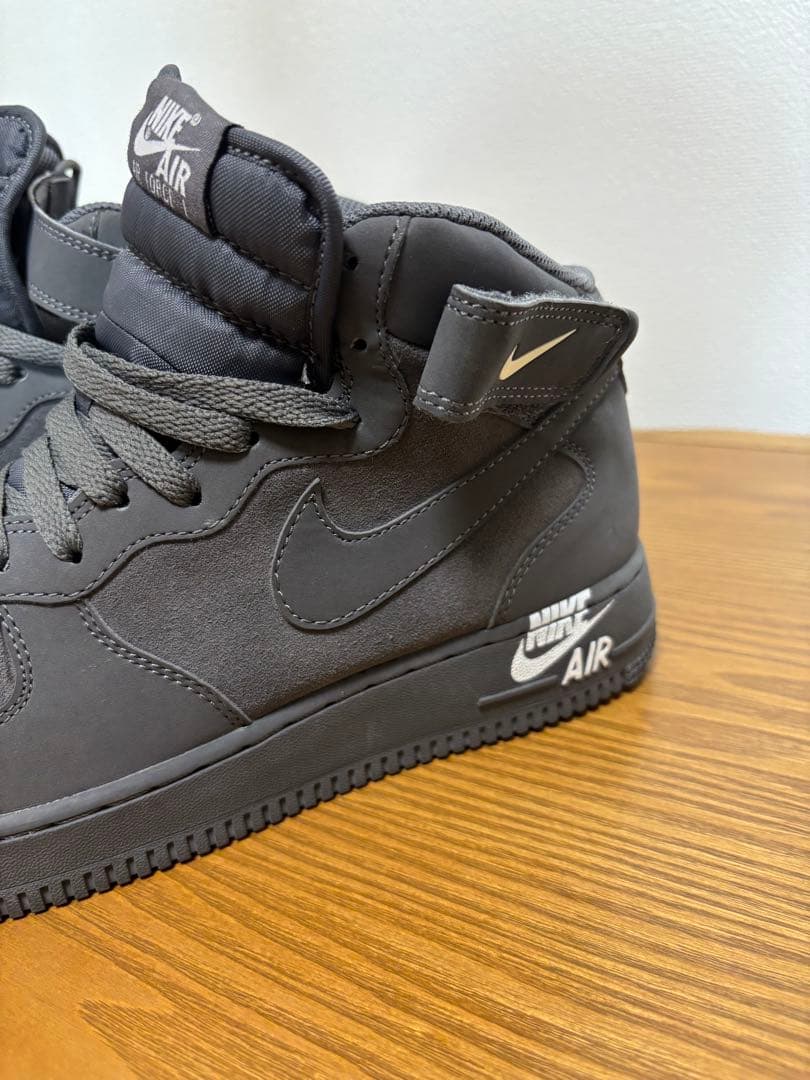 【希少】ナイキ エア フォース 1 07 ミッド ダーク グレー 26