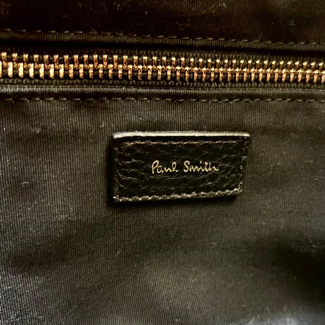 【Paul Smith】ポールスミス レザートートバッグ シボ革