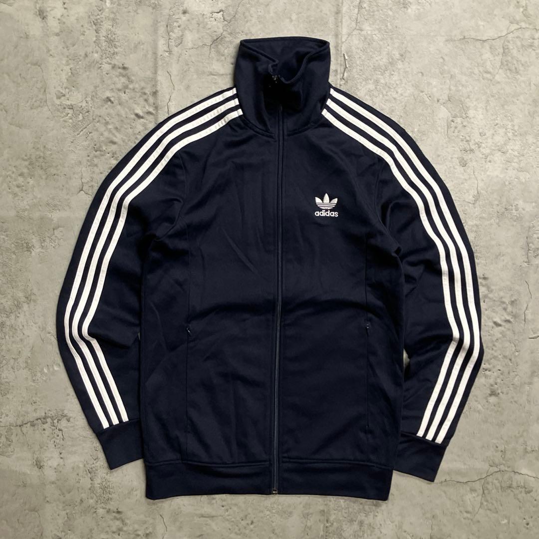 大人気　アディダスオリジナル　セットアップ　ジャージ　ネイビー　M