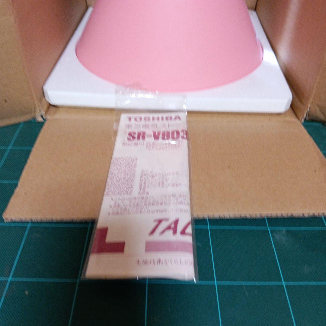 新品　昭和レトロ　ピンク　東芝製　トールボーイ型　電気ストーブ　ＳＲ－V８０３