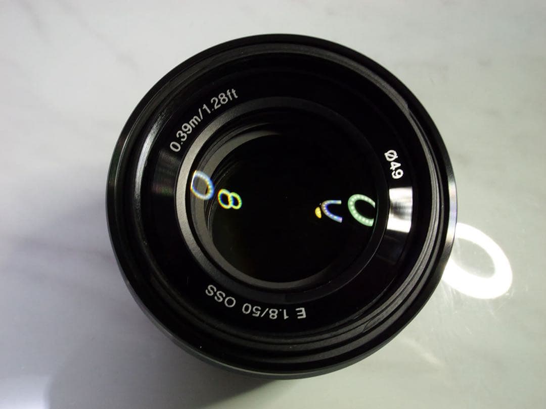 【極美品】SONY 単焦点レンズ E50mm F1.8 OSS ブラック ソニー