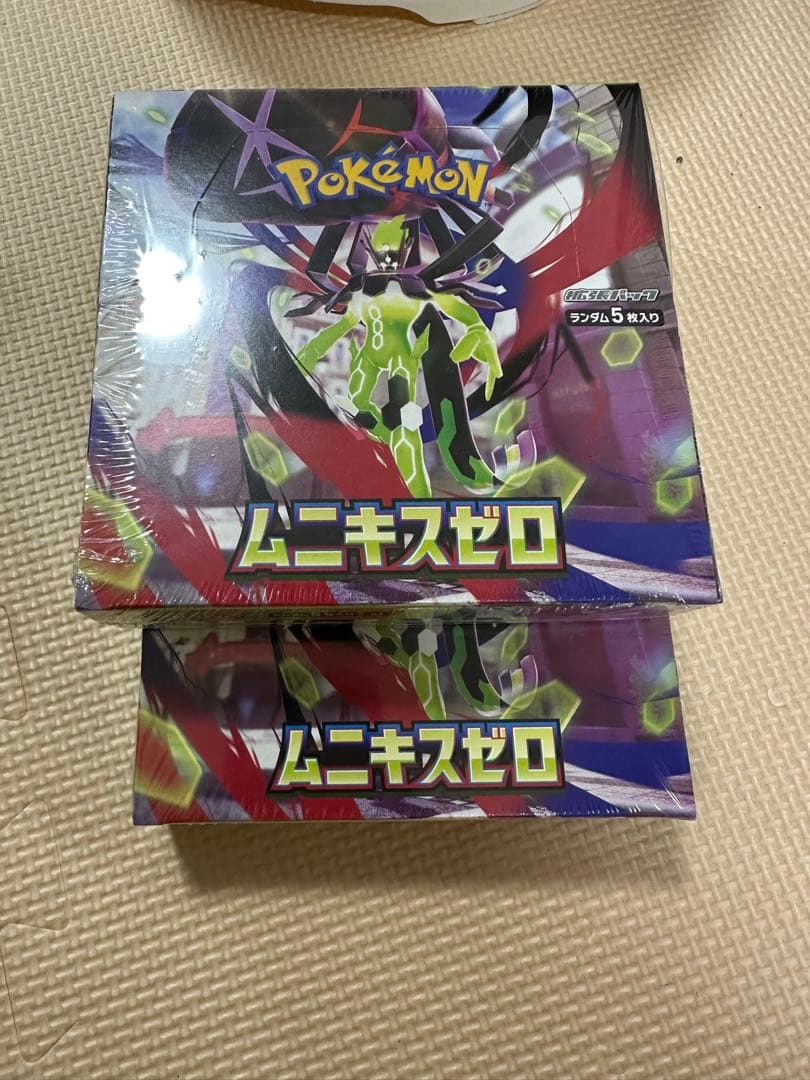 シュリンク付き ポケモンカードゲーム ムニキスゼロ 新品未開封