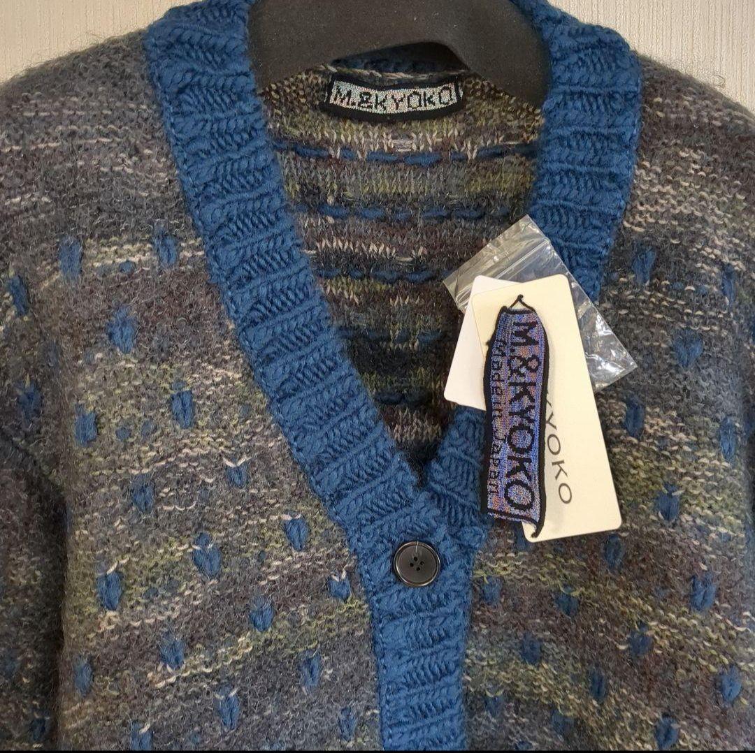 M & KYOKO ニットカーディガン