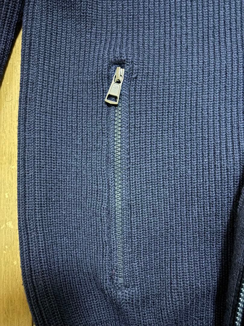 Moncler ネイビー フード付きパーカー