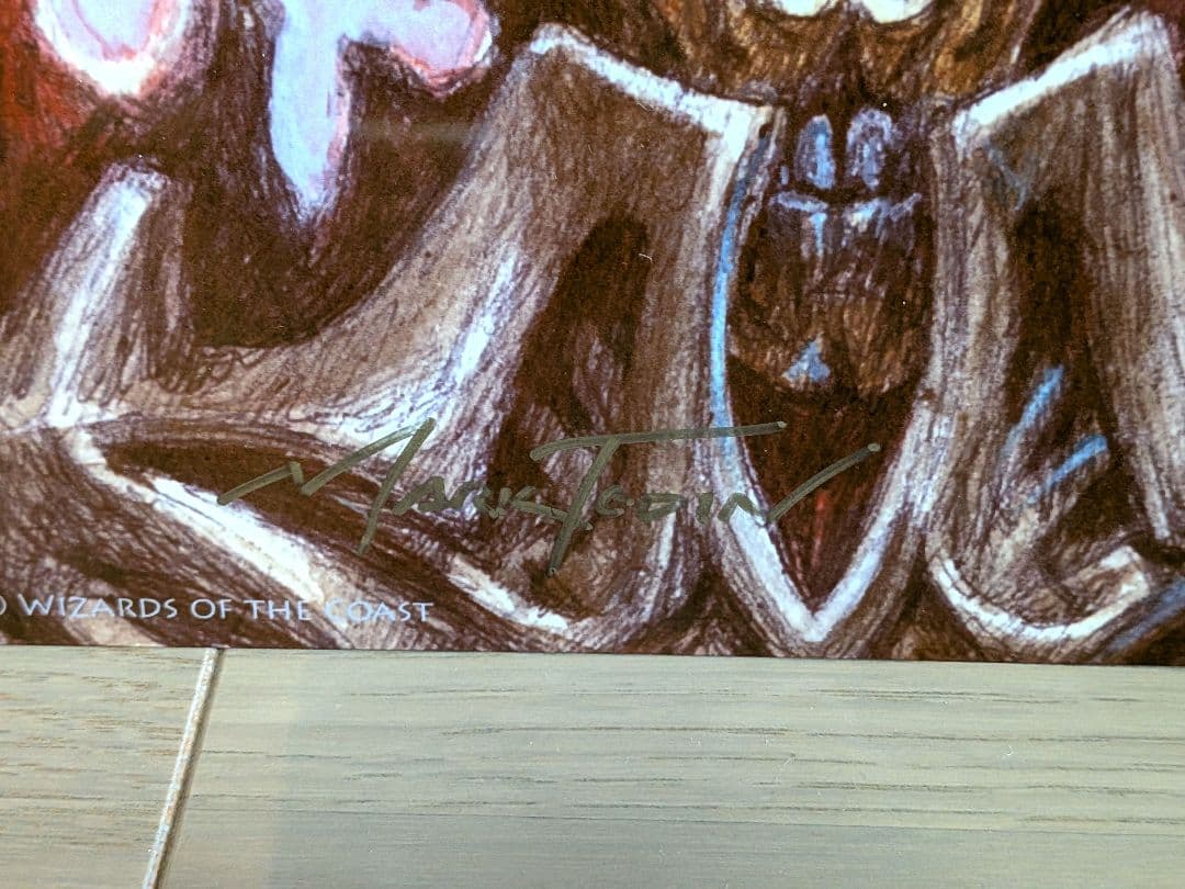 MTG ネクロポーテンス メタルプレート サイン入り