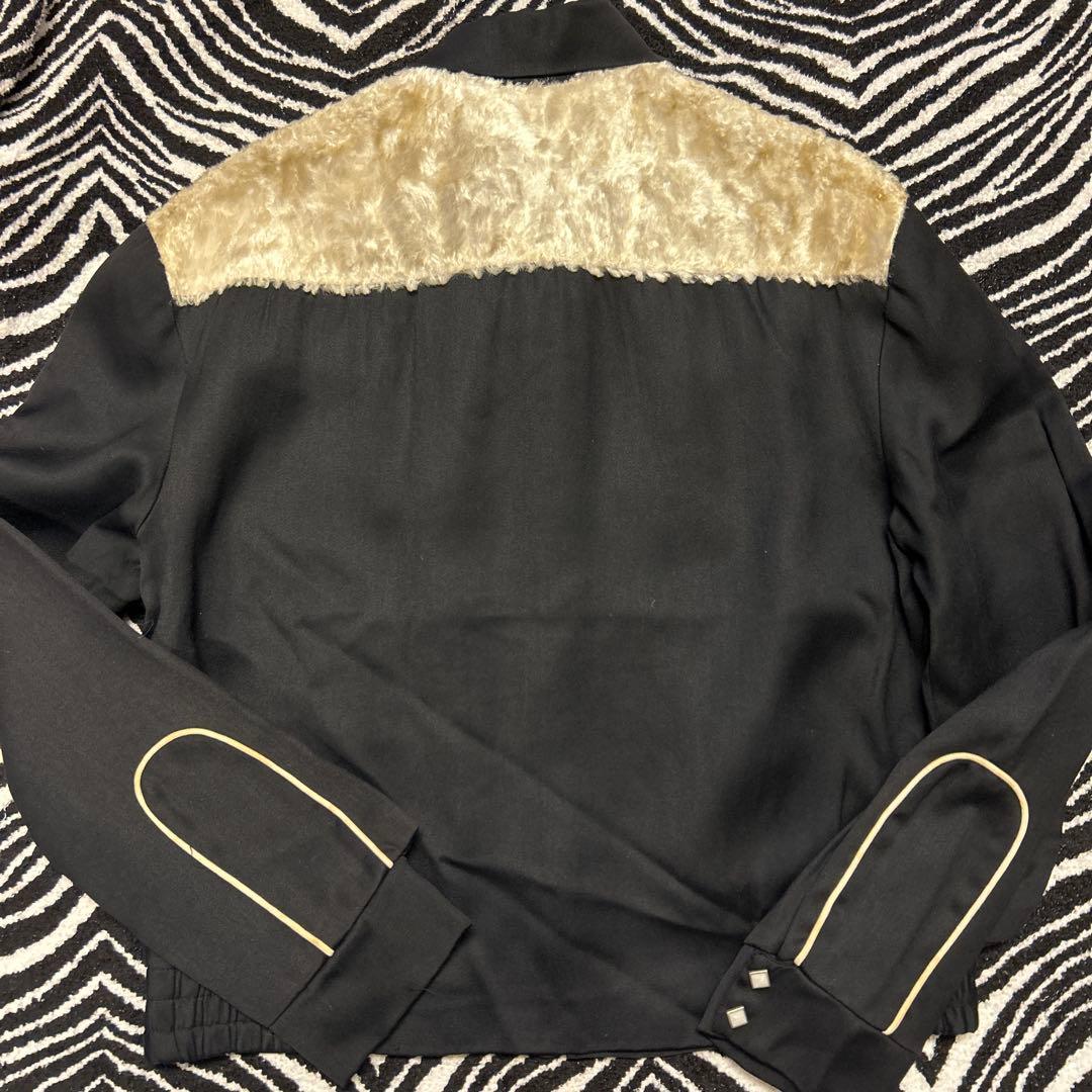 ヤ*様 vintage 50s ウエスタン レーヨン ギャバ ジャケット ビンテ